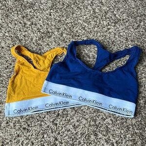 Calvin Klein sports bras